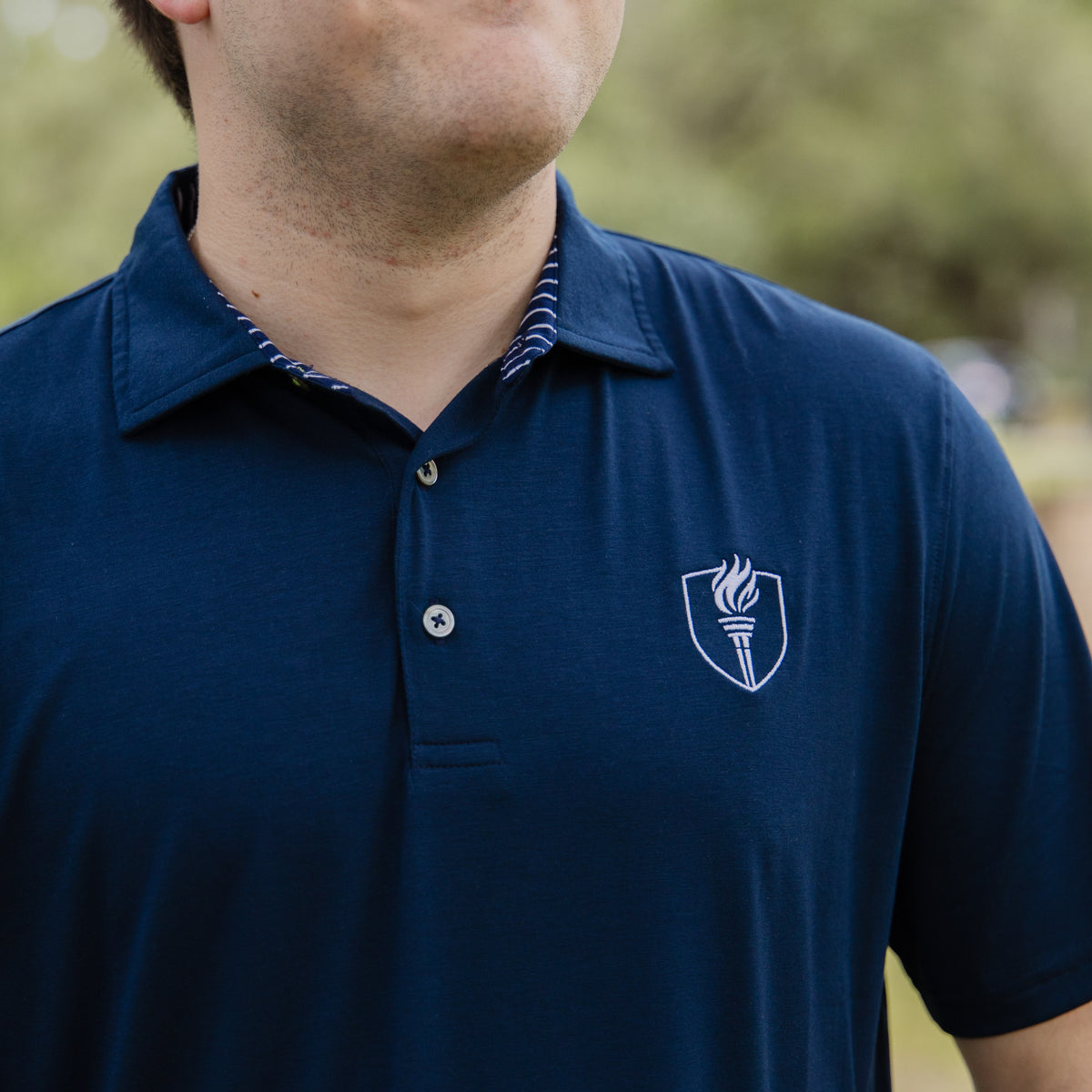 Tasc Navy Cloud Polo
