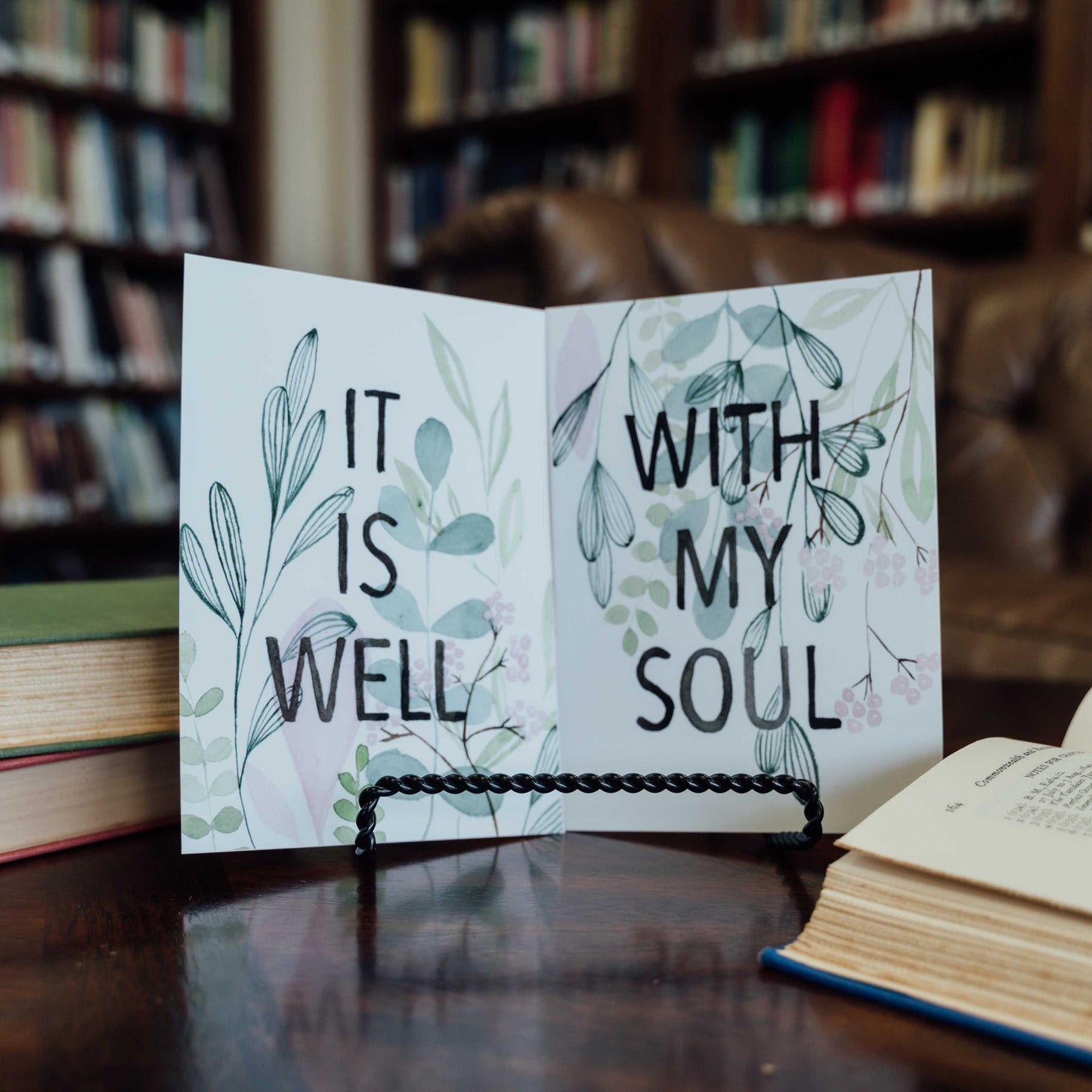 5"x7" It Is Well Watercolor Set by Megan Desko Art