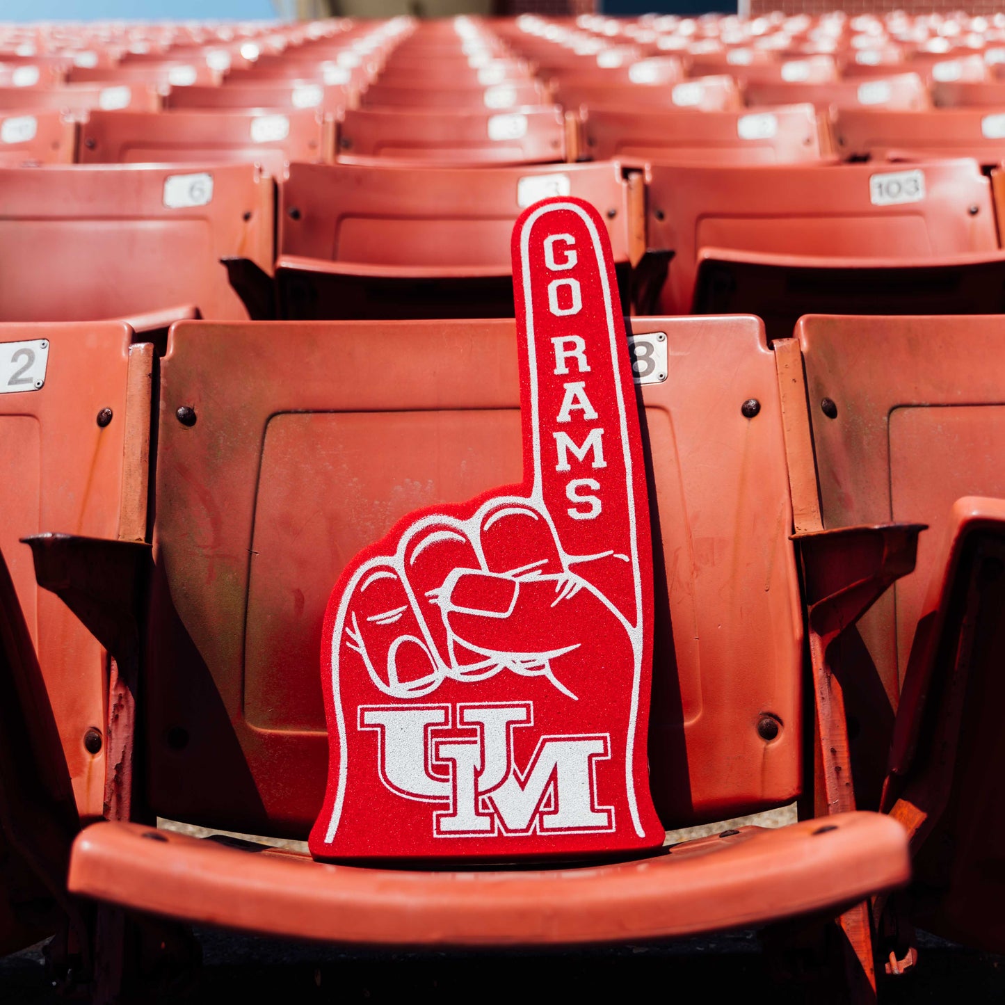 Go Rams Foam Hand