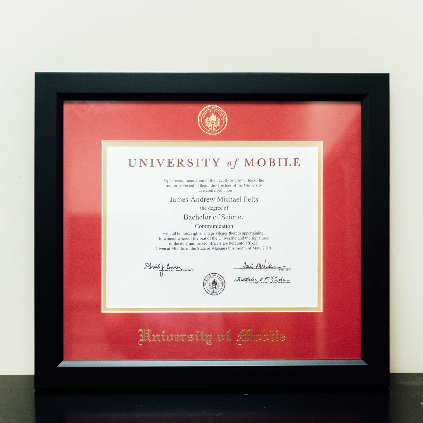 Diploma Frame - Spirit Style