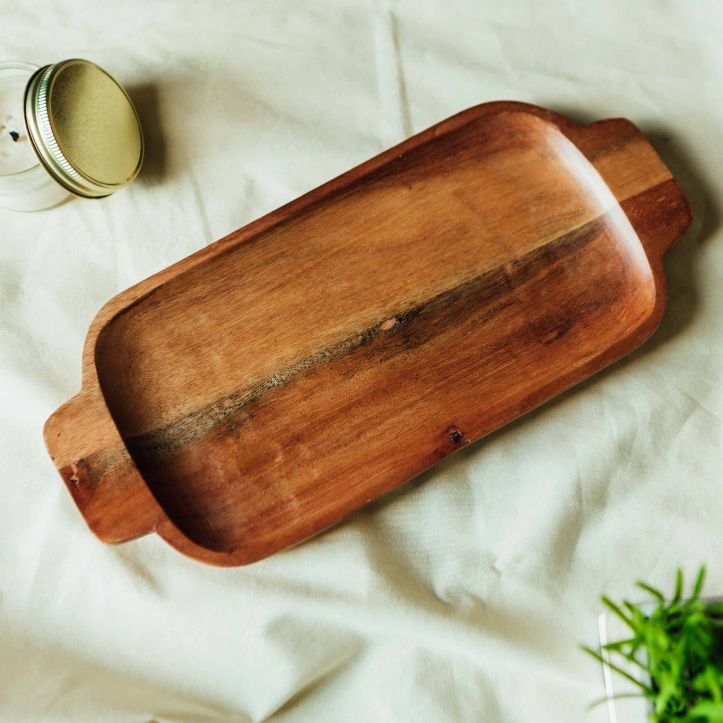Wooden Rectangle Serving Tray