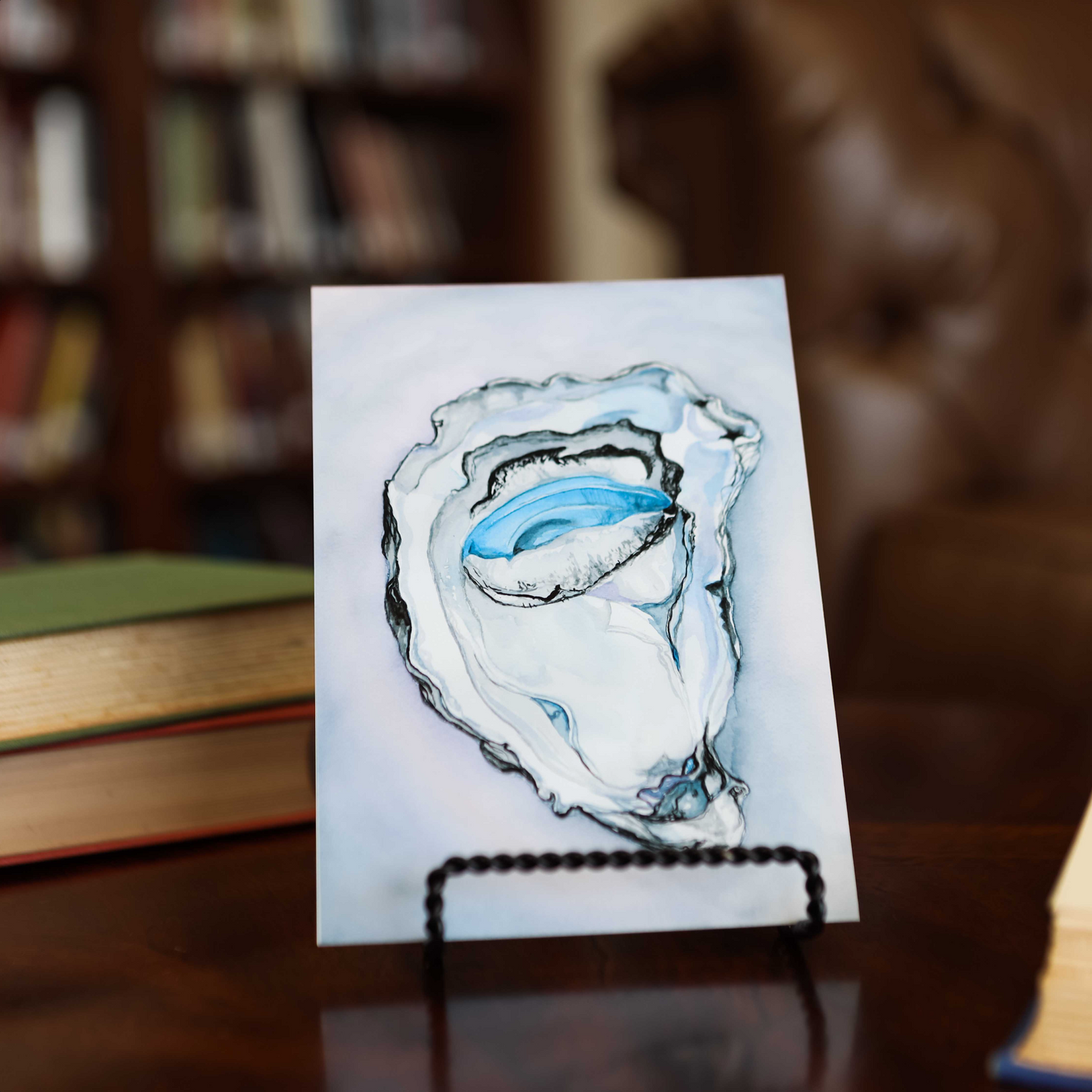 5"x7" Watercolor Oyster Prints by Megan Desko Art