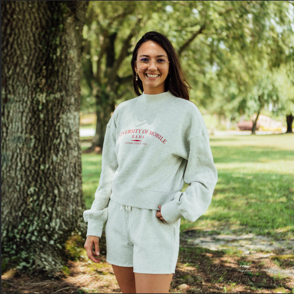 Ash Grey Fleece Sweatshirt