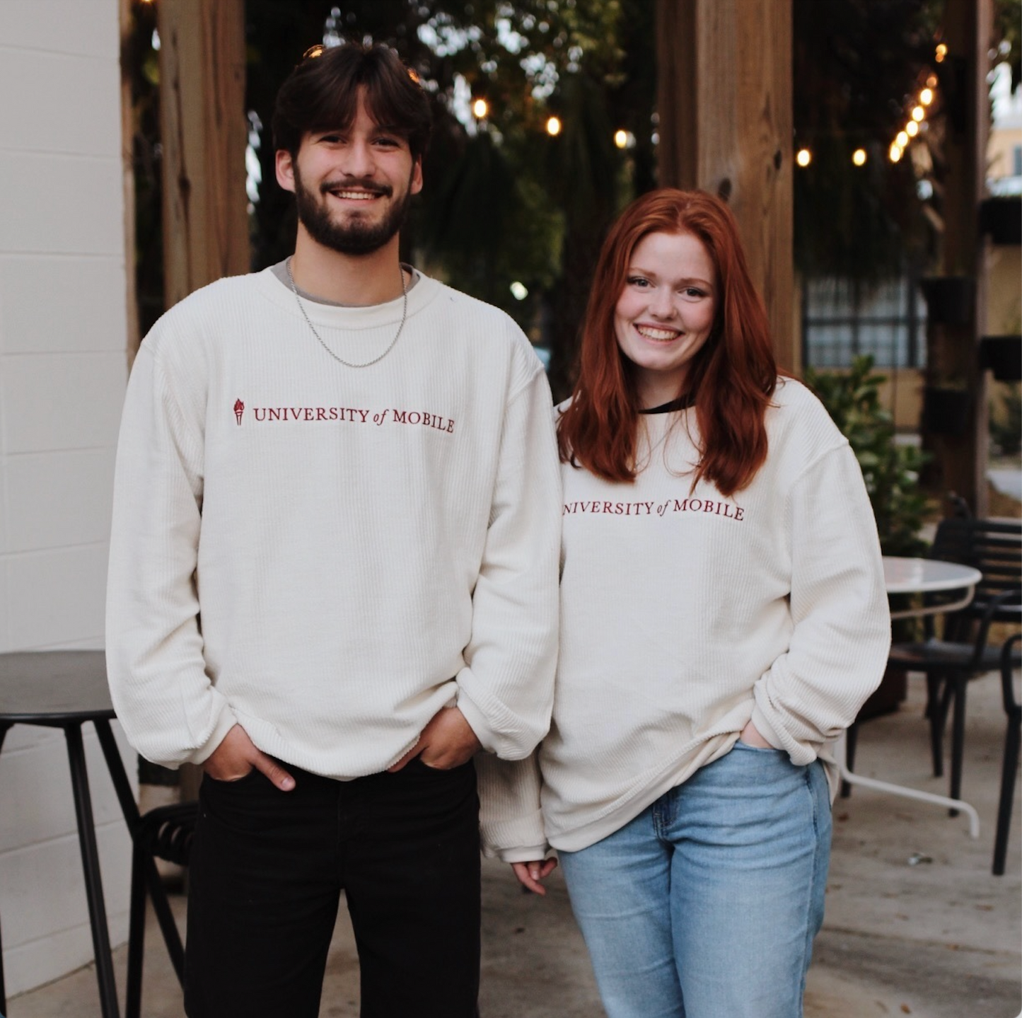 Ivory Corded Crew