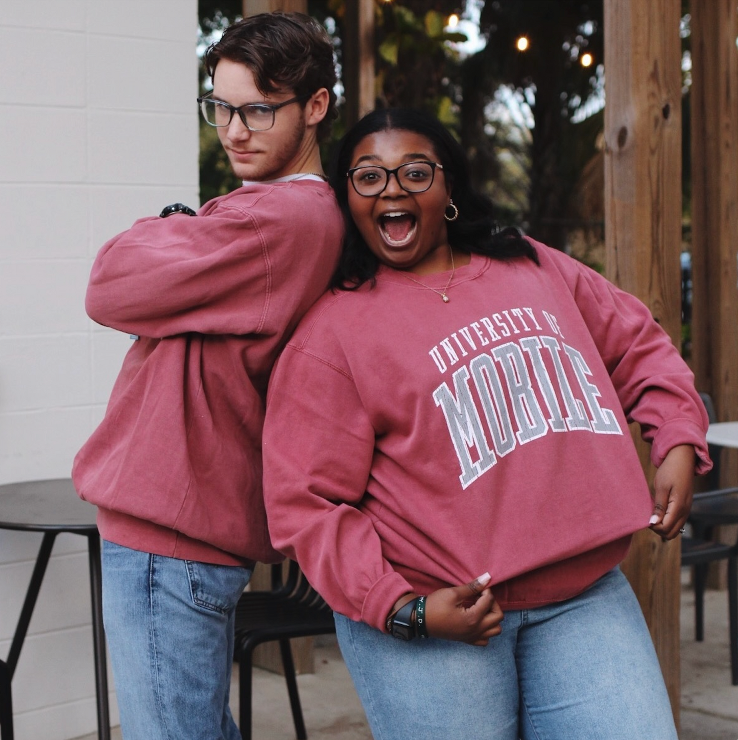 Red UM Crewneck
