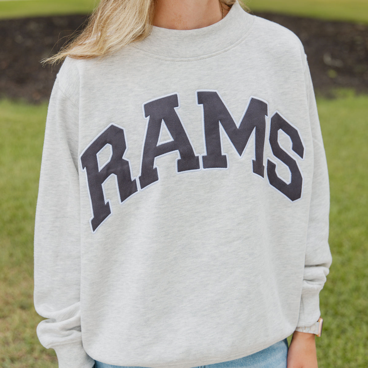 Rams Hampton Mock Neck