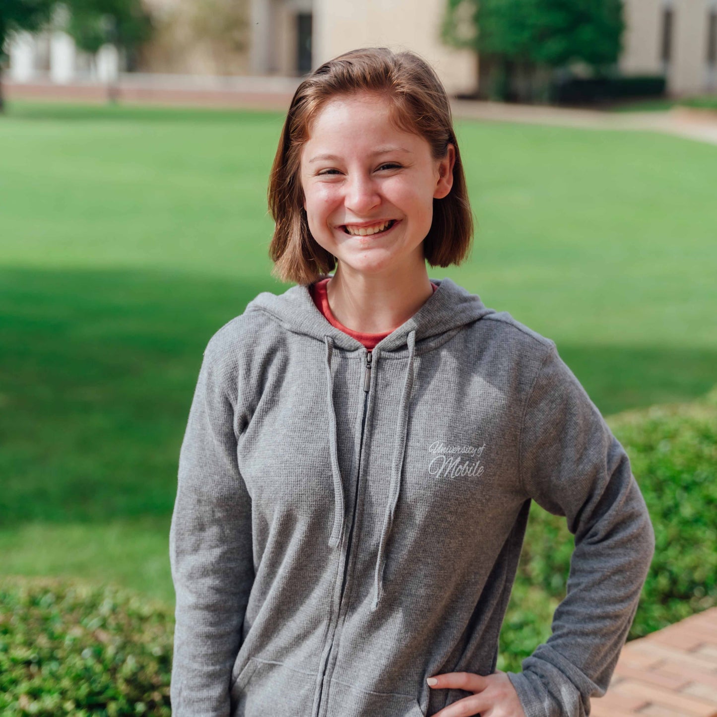 Women's Waffle Full Zip