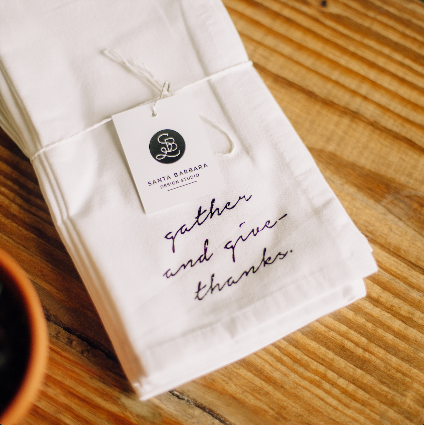 Gather Napkins
