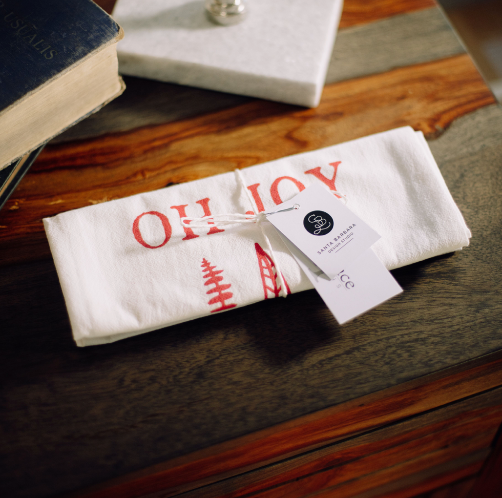 OH JOY Christmas Hand Towels