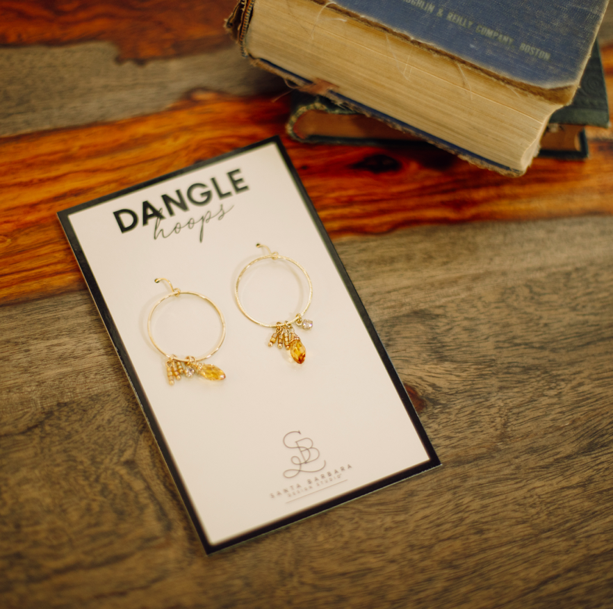 Dangle Hoop Earrings