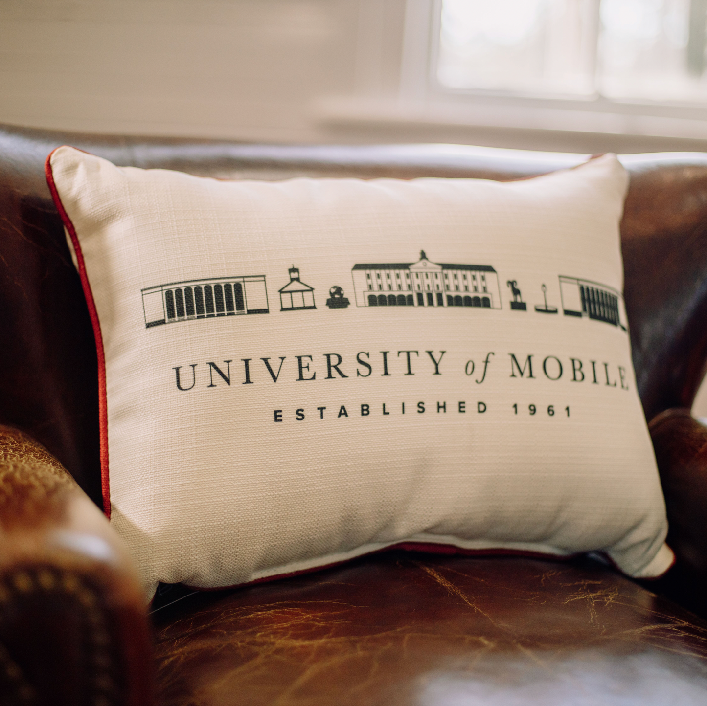 University of Mobile Pillow