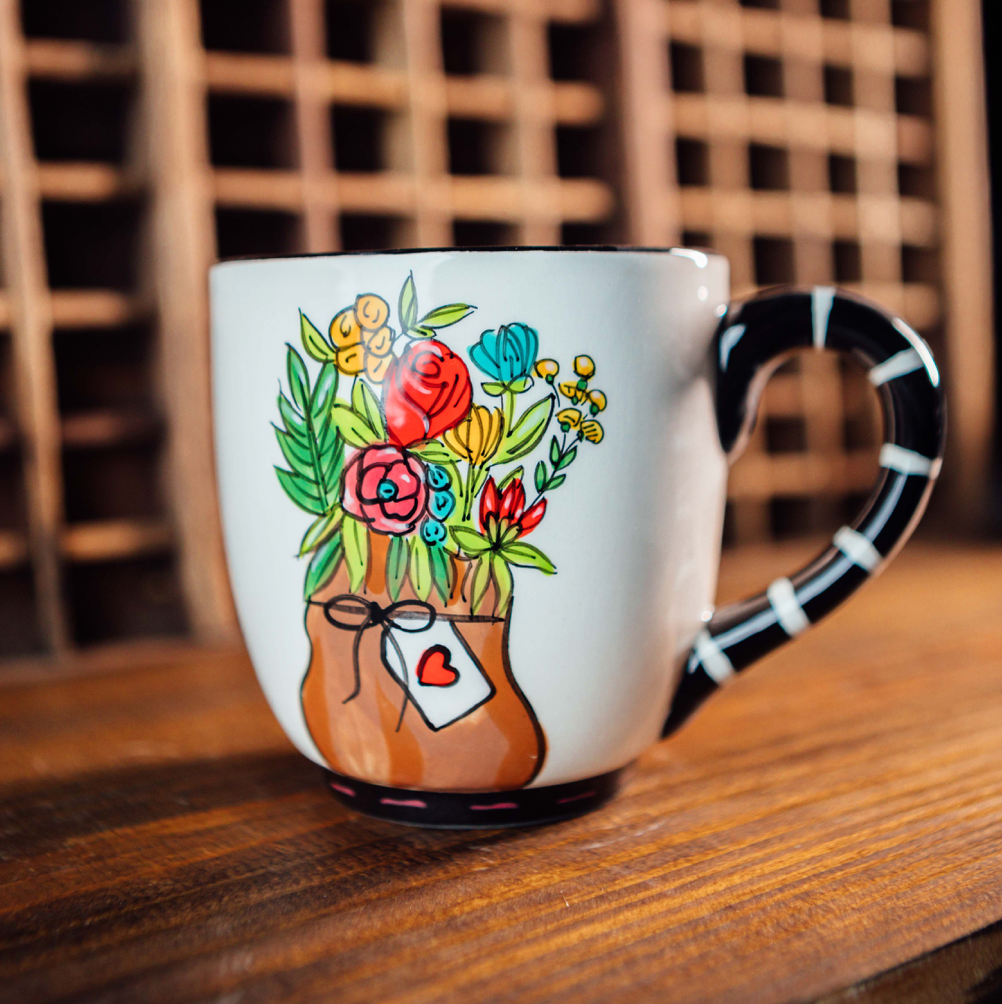 Best Mom Bouquet Mug