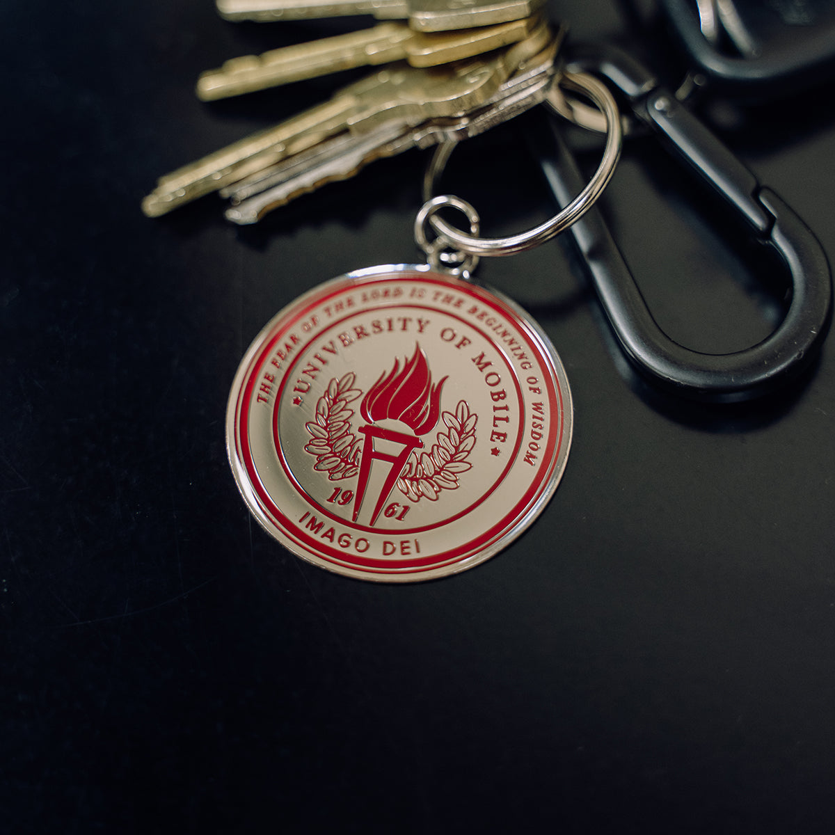 UM Seal Keychain