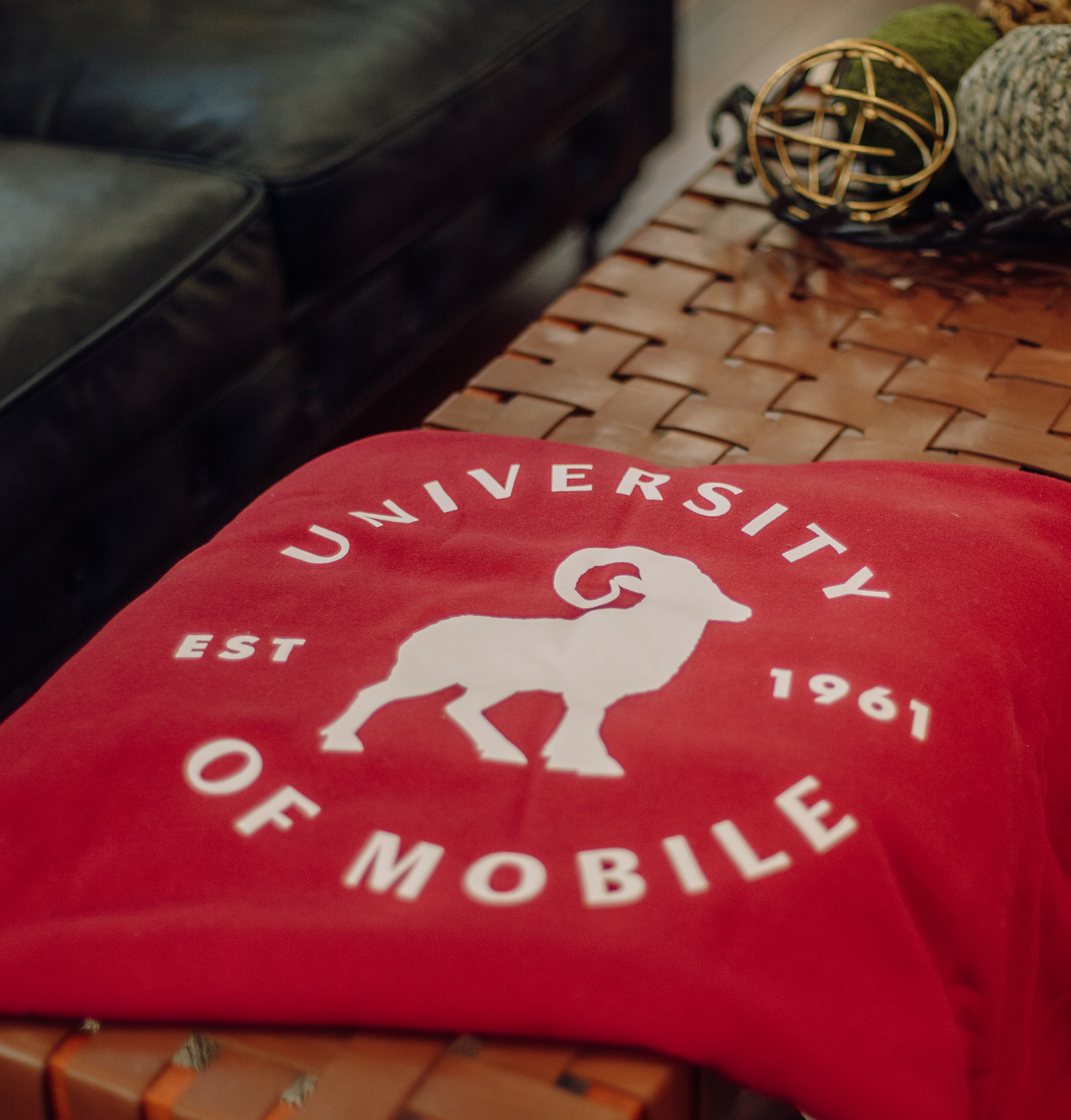 Ram Red Sweatshirt Blanket