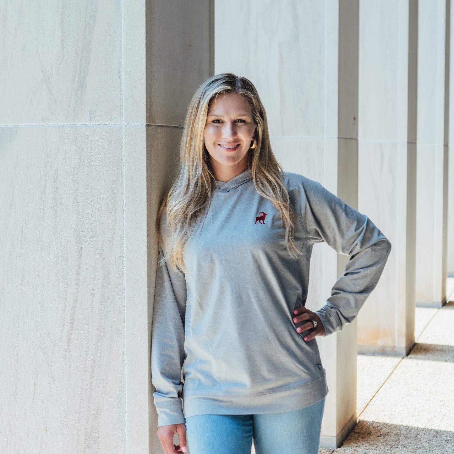 Cutter & Buck Ladies Heather Hooded Pullover
