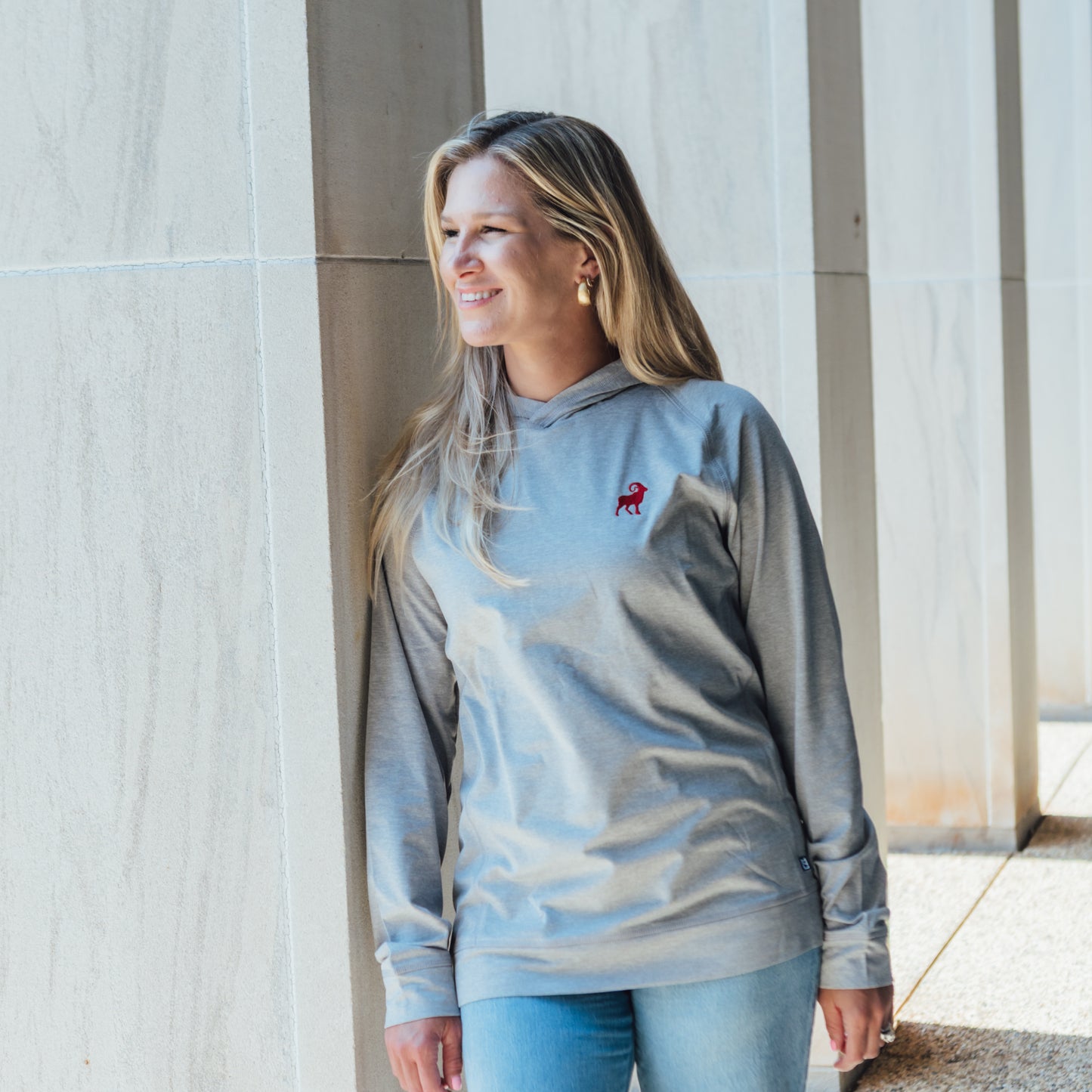 Cutter & Buck Ladies Heather Hooded Pullover