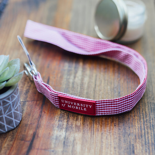 Newport Gingham Lanyard