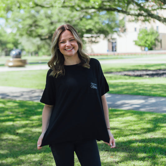 Ladies Luxe Pocket Tee