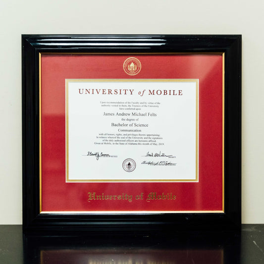 Diploma Frame - Coronado Style