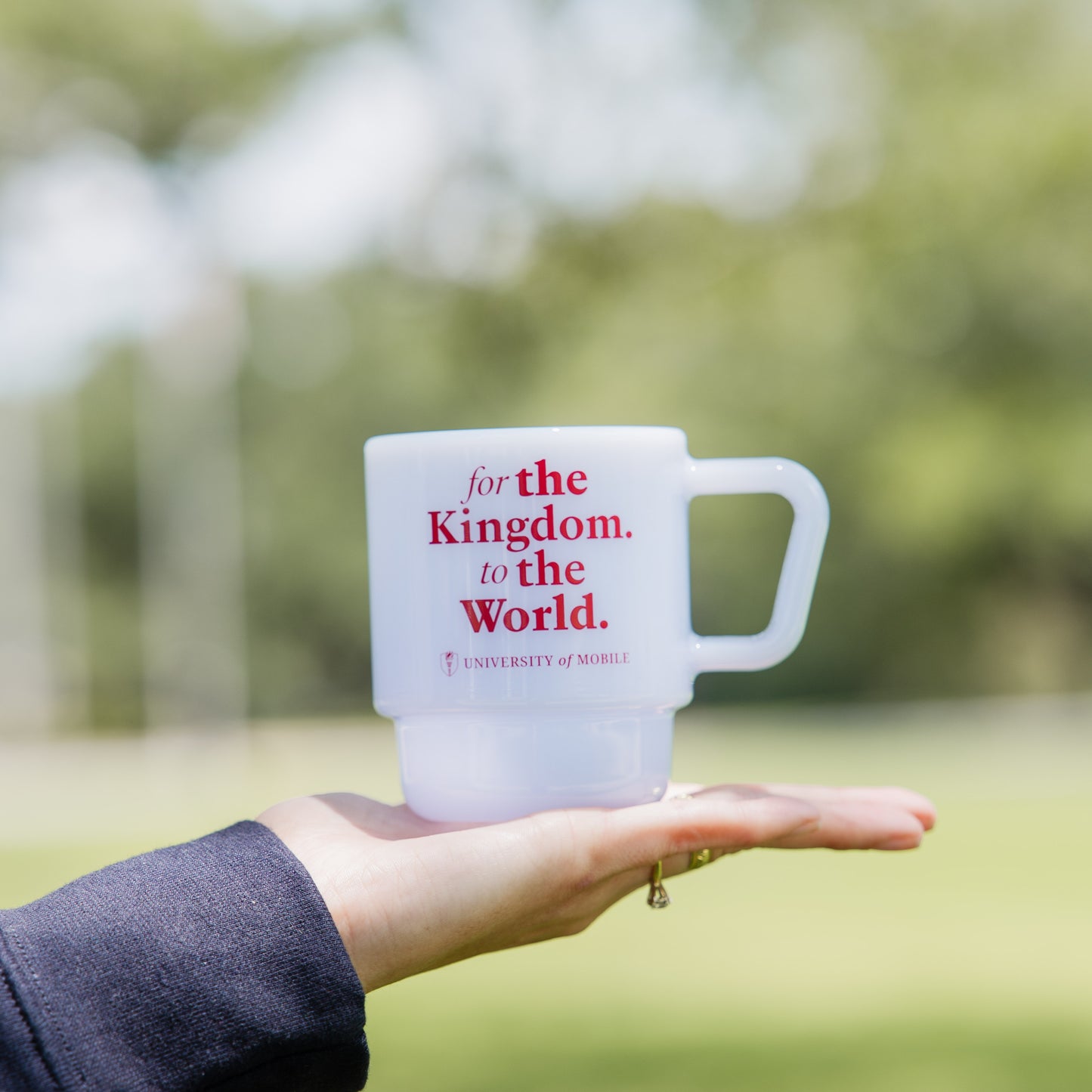 UM Milk Glass Mug