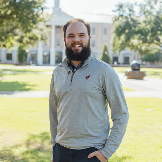 Cutter & Buck Stealth Heathered 1/4 Zip