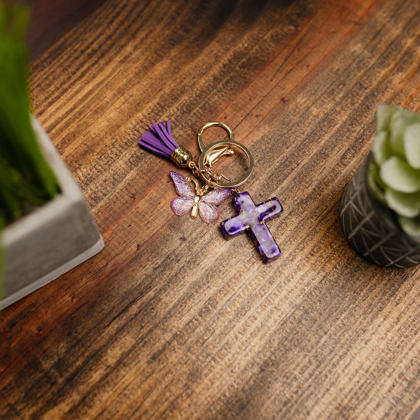 Cross Keychain