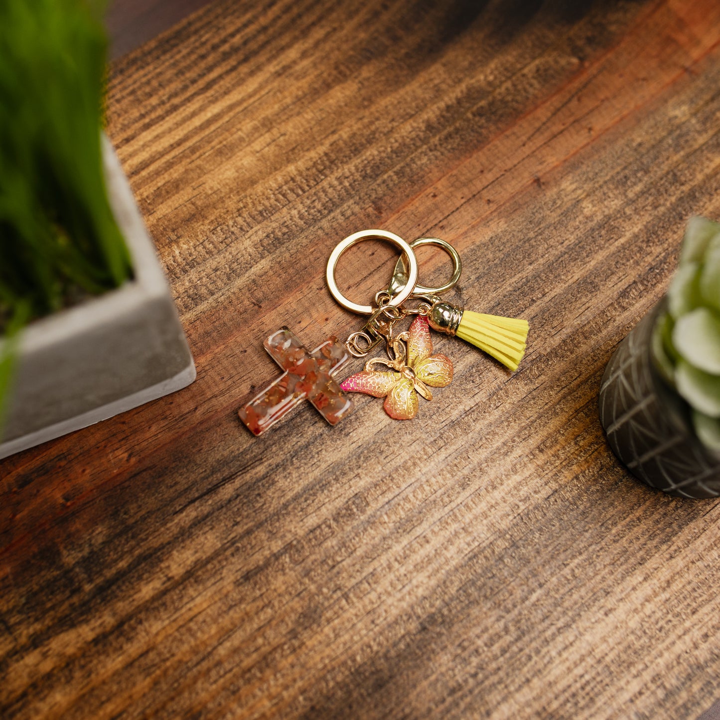 Cross Keychain