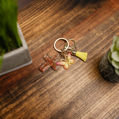 Cross Keychain