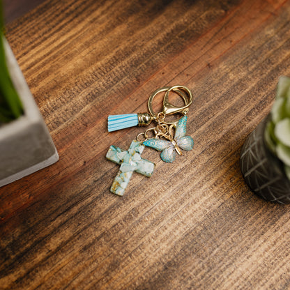 Cross Keychain