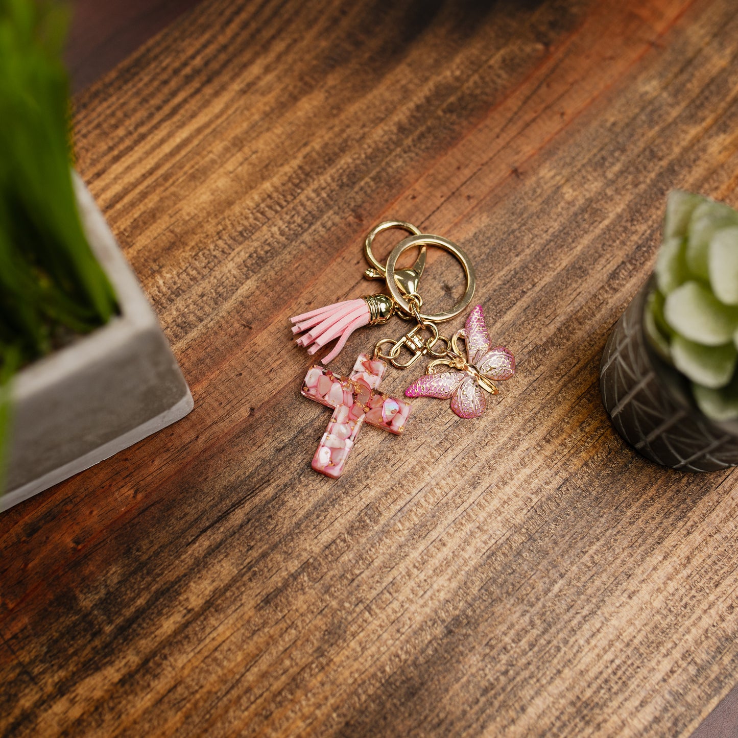 Cross Keychain