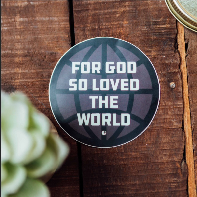 For God So Loved The World Decal