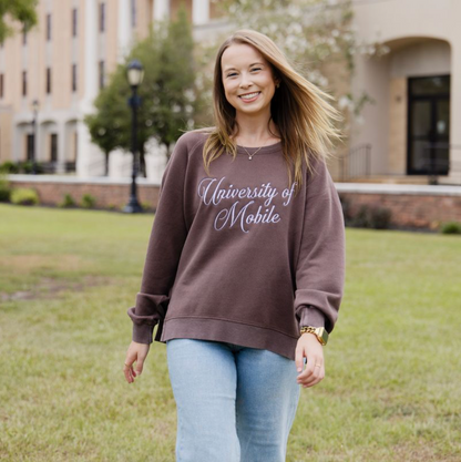 Women's Latte Sueded Crew