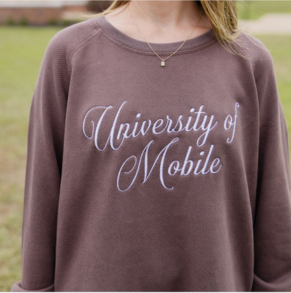 Women's Latte Sueded Crew