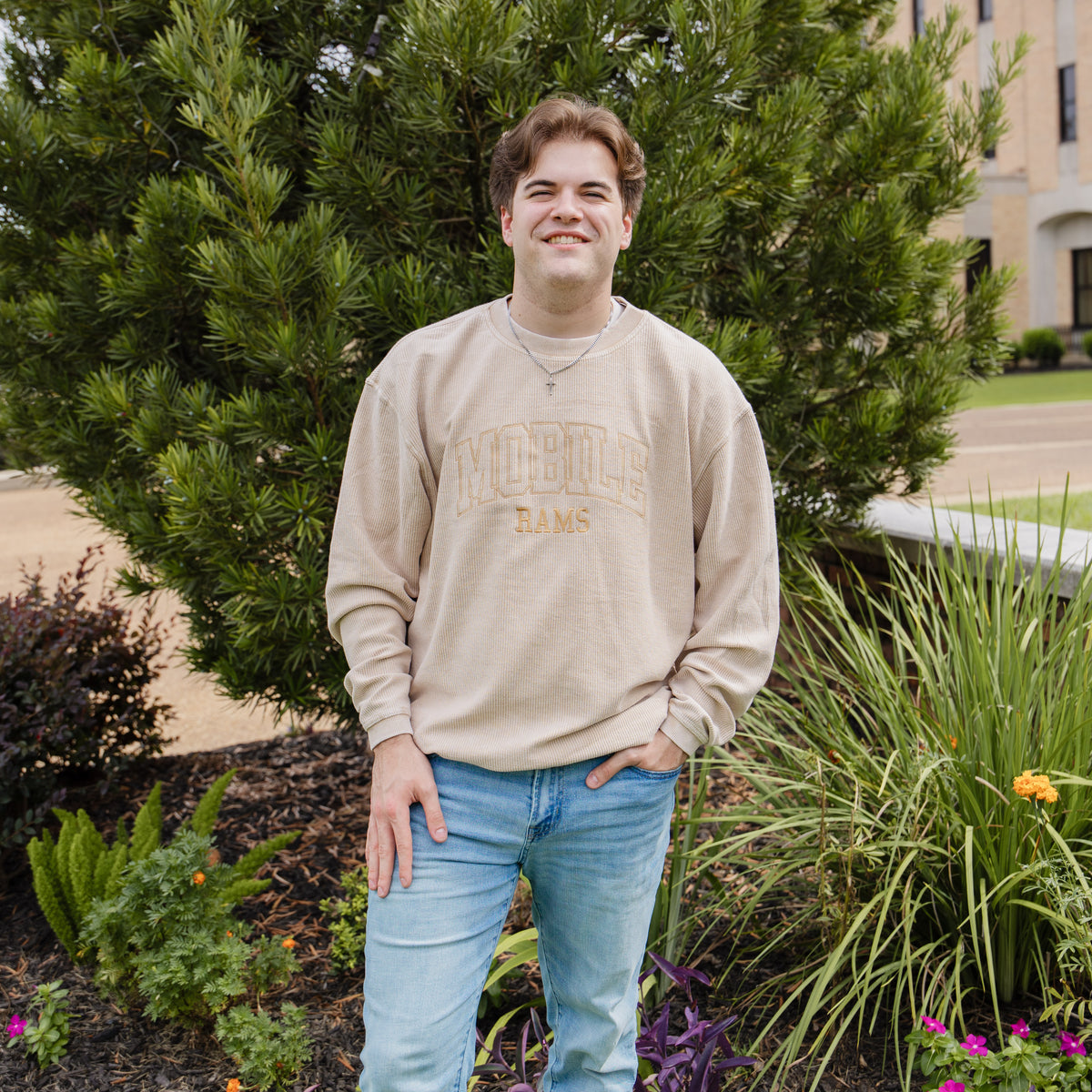 Latte Corded Crew