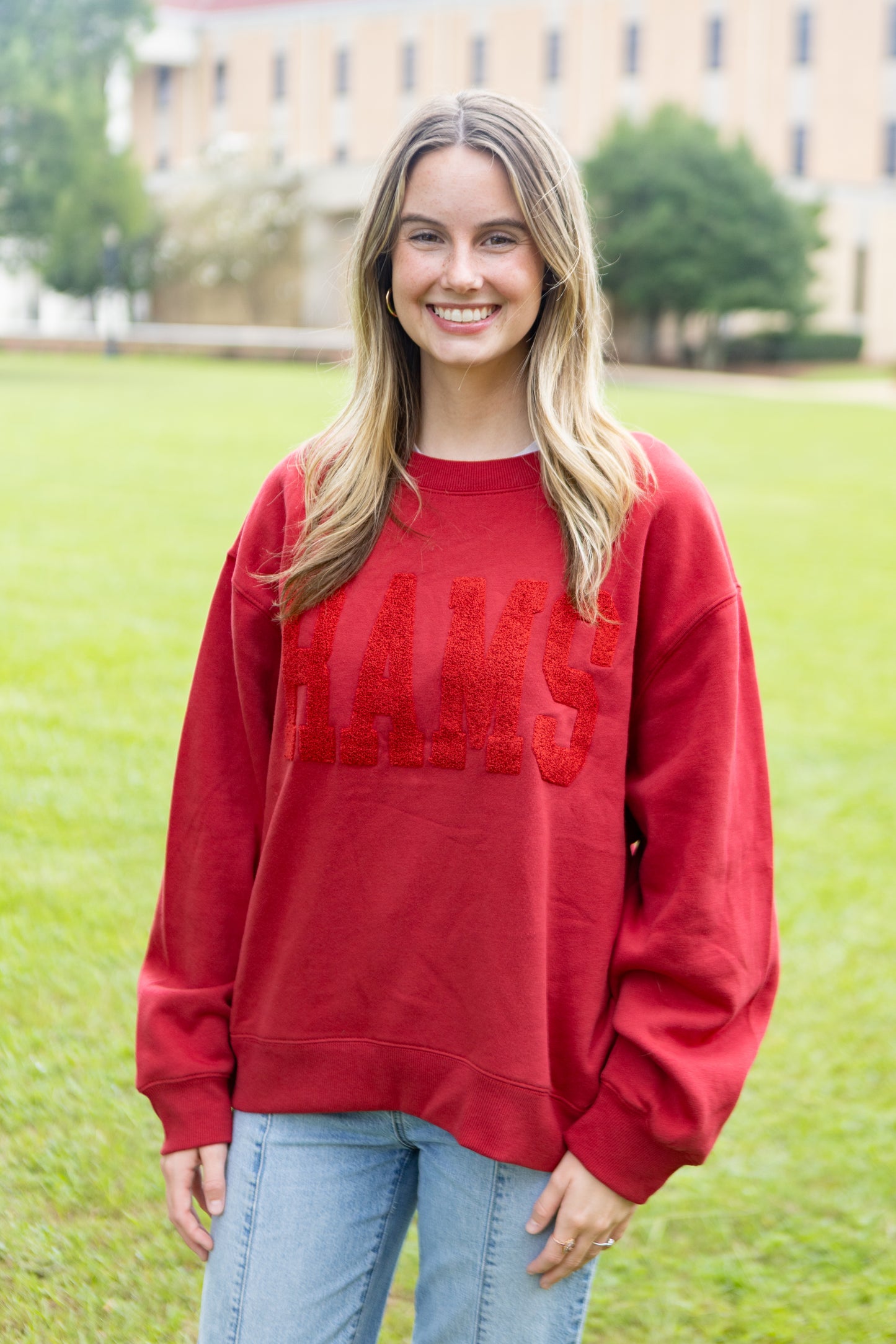Chenille Ladies Old School Crew