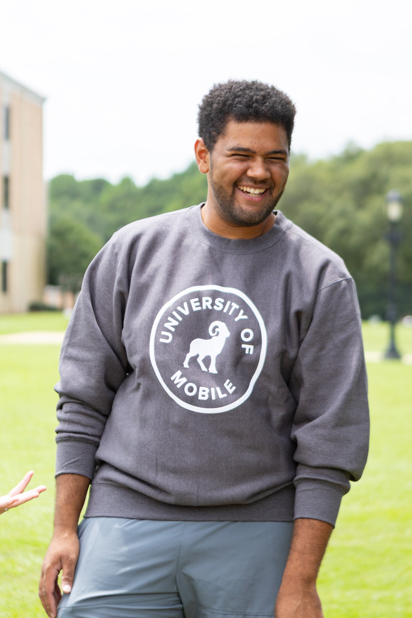 Ram Charcoal Crewneck