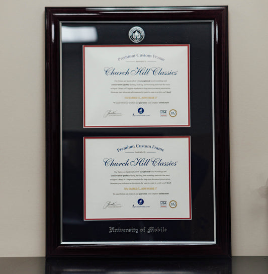Diploma Frame Double Document