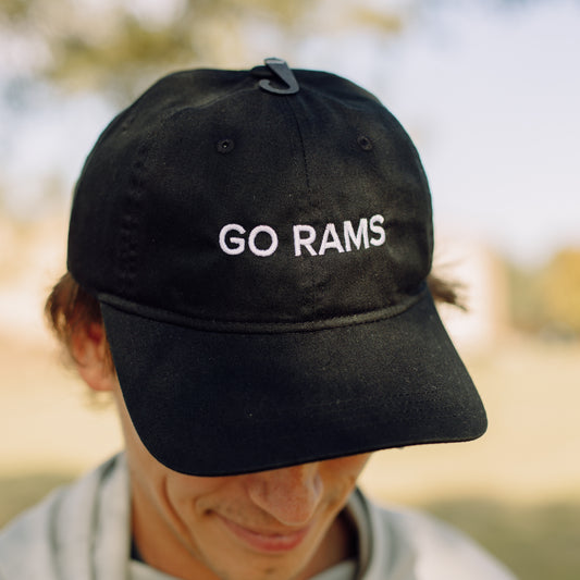 Black Go Rams Cap