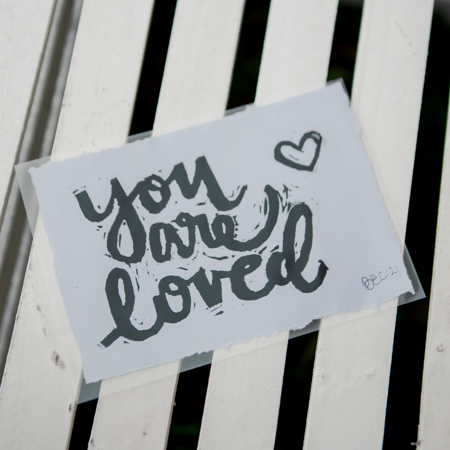 You Are Loved Block Prints