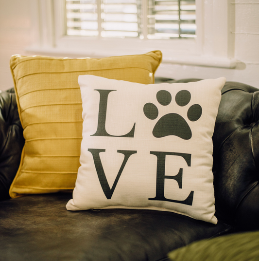Pillow - Love Paw Print