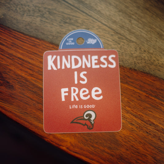 Life Is Good - Kindness Is Free Decal