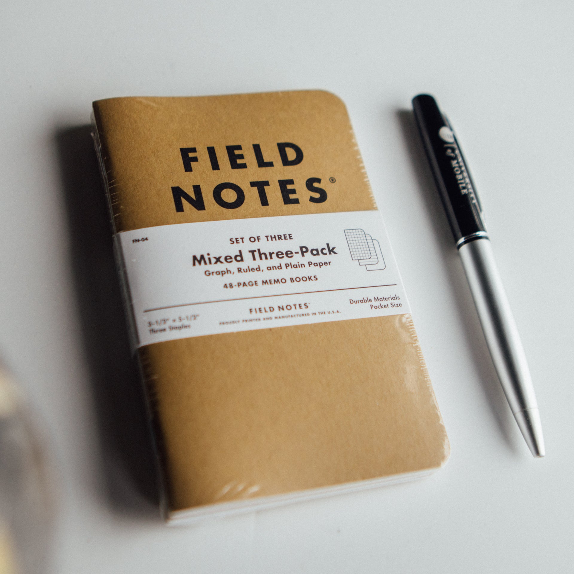 Field Notes: Original Kraft 3-Pack - Mixed Paper (1 Graph, 1 Ruled