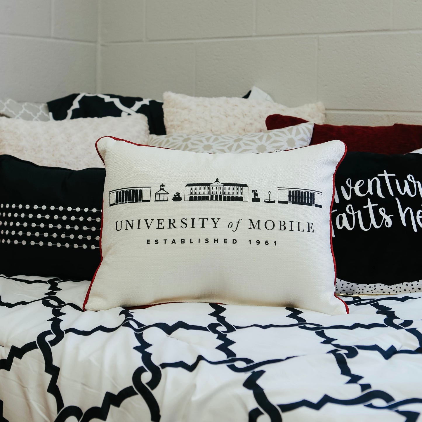 University of Mobile Pillow